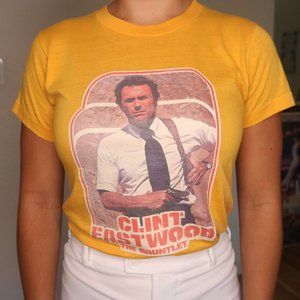 Clint Eastwood Yellow Vintage Tee